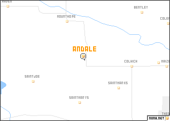 map of Andale