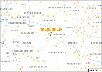 map of Āndal Malik