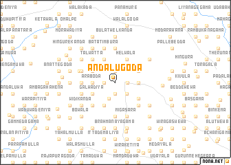 map of Andalugoda