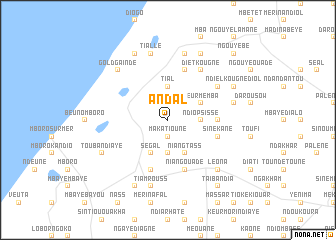 map of Andal