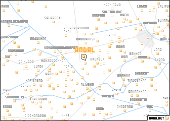 map of Andal