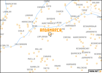 map of Andamarca