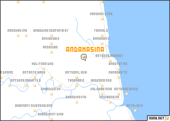 map of Andamasina