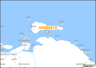 map of Andamata