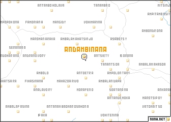 map of Andambinana