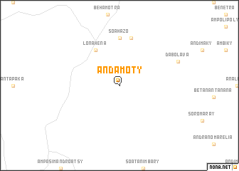 map of Andamoty