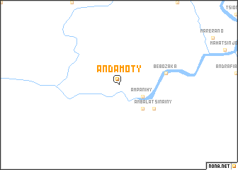 map of Andamoty