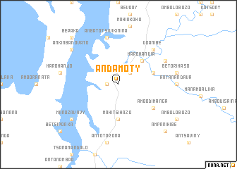 map of Andamoty