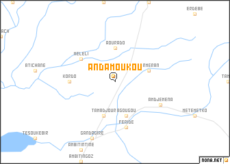 map of Andamoukou