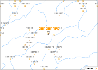 map of Andandora