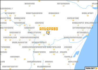 map of Andapabo