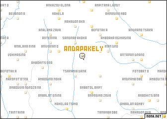 map of Andapakely