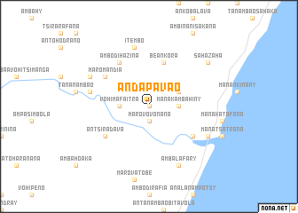 map of Andapavao