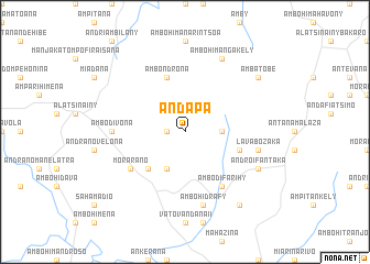 map of Andapa