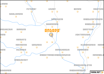 map of Andapa