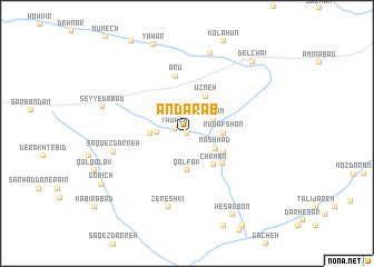 map of Andar Āb