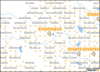 map of Andarawewa