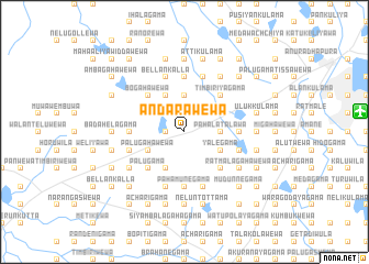 map of Andarawewa