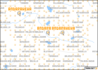 map of Andarawewa