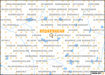 map of Andarawewa