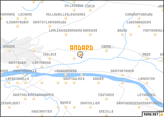 map of Andard