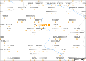 map of Andarfo