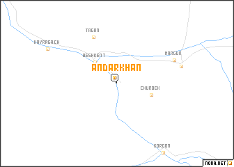 map of Andarkhan