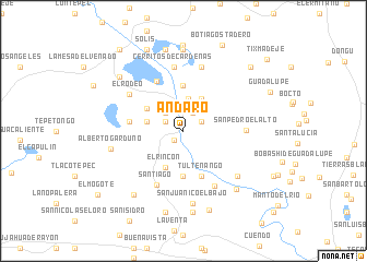 map of Andaró