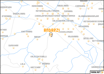 map of Andarzī