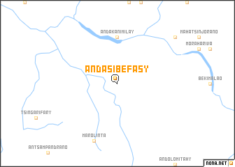 map of Andasibefasy