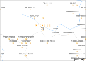 map of Andasibe