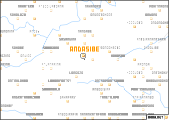 map of Andasibe