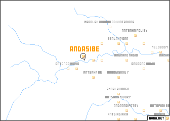 map of Andasibe