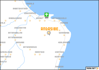 map of Andasibe