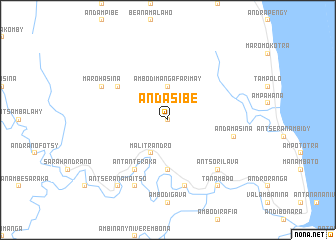 map of Andasibe