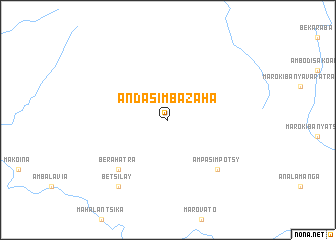 map of Andasimbazaha