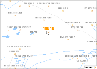 map of Andau