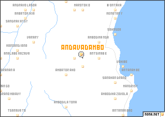 map of Andavadambo