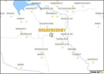 map of Andavakomby