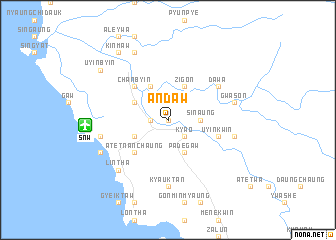 map of Andaw