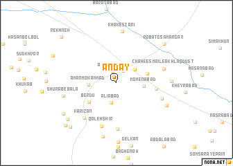 map of Andāy