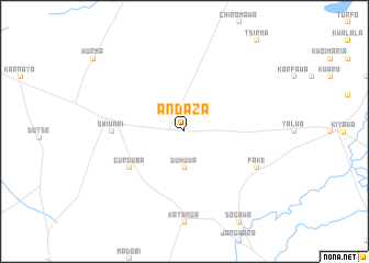 map of Andaza