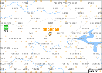 map of Andeade