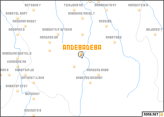 map of Andebadeba