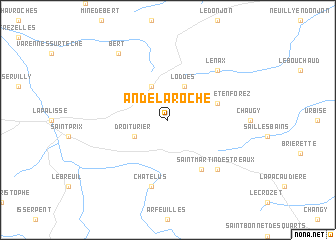 map of Andelaroche