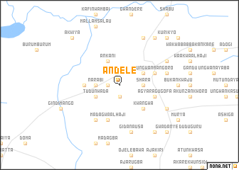 map of Andele