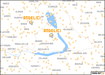 map of (( Anđelići ))