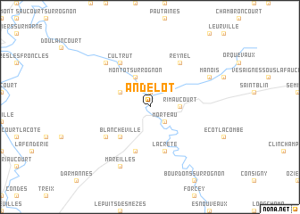 map of Andelot