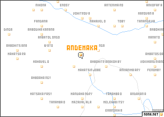 map of Andemaka