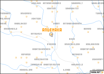 map of Andemaka